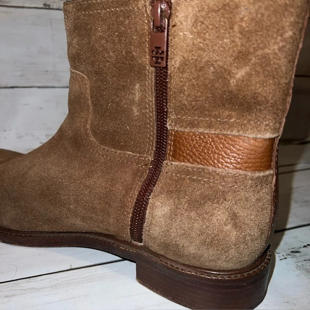 Tory Burch Brown Ankle Boots 9.5